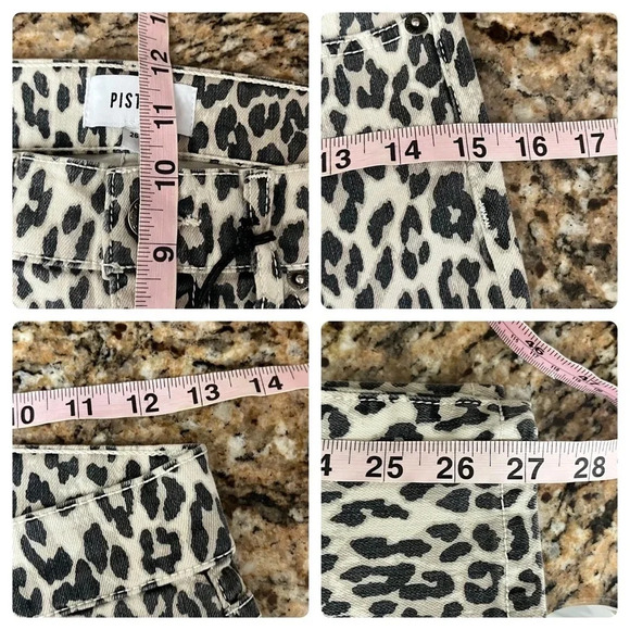 Pistola Aline High Rise Skinny Leopard Print 26 Women’s Jeans Outdoor Festival - Picture 3 of 9